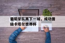 金年会欧洲杯-葡萄牙队再下一城，成功晋级卡塔尔世界杯