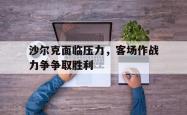 金年会sports-沙尔克面临压力，客场作战力争争取胜利
